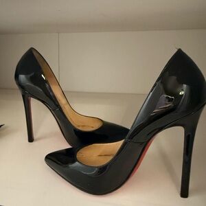 Christian Louboutin Black and Red Heels